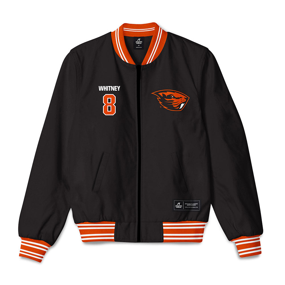 Oregon State - NCAA Baseball : Dax Whitney - Bomber Jacket-0