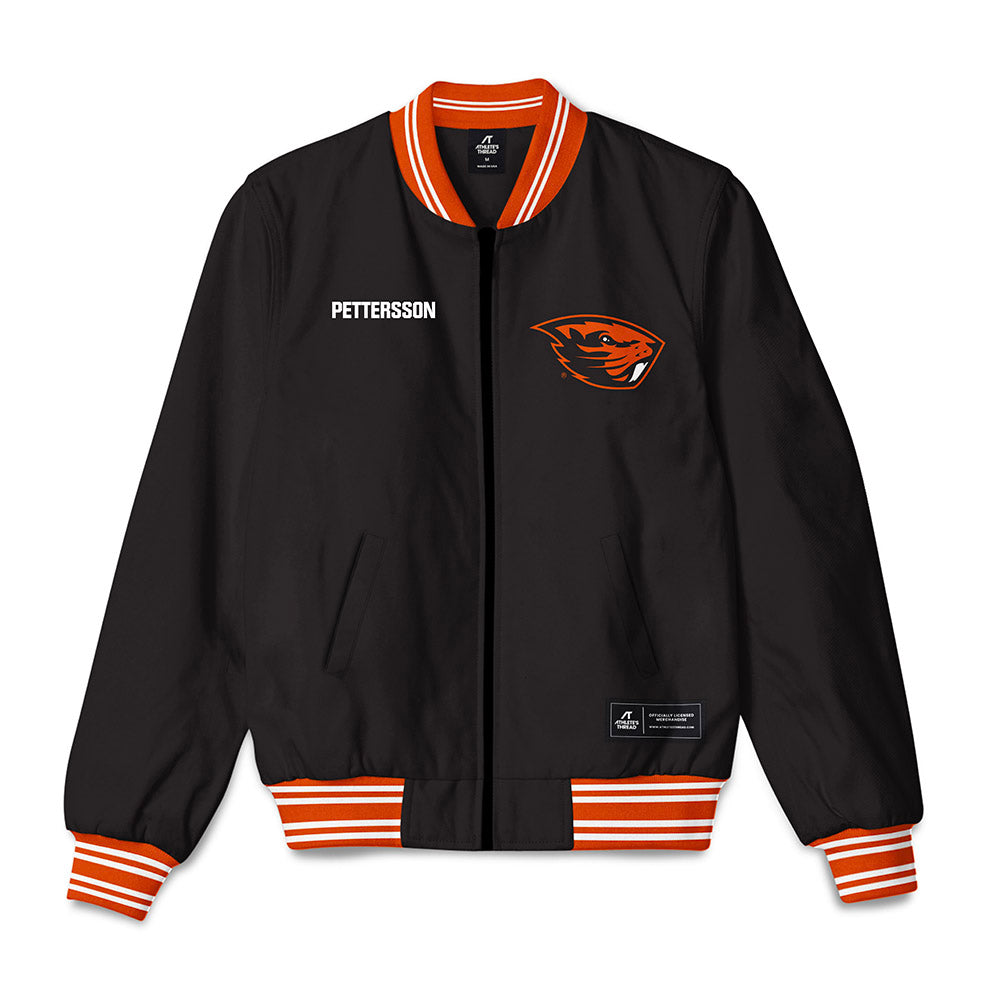 Oregon State - NCAA Women's Track & Field : Beatrice Pettersson - Bomber Jacket-0