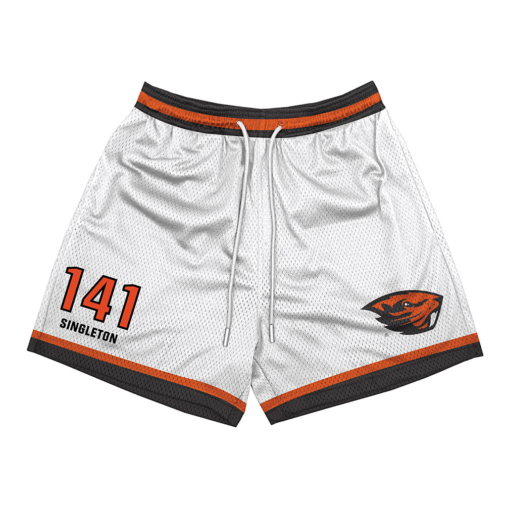Oregon State - NCAA Wrestling : Nash Singleton - Shorts-0