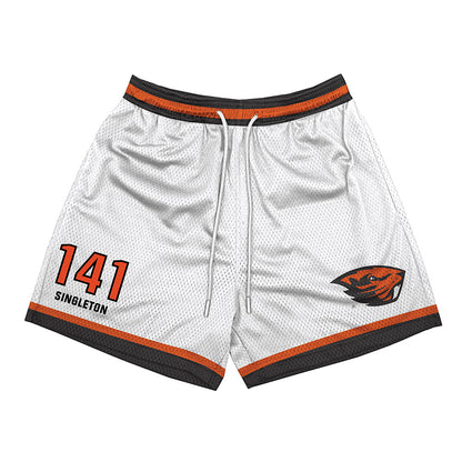 Oregon State - NCAA Wrestling : Nash Singleton - Shorts-0