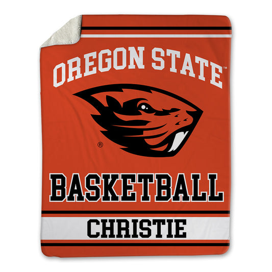 Oregon State - NCAA Men's Basketball : Malcolm Christie - Blanket-0
