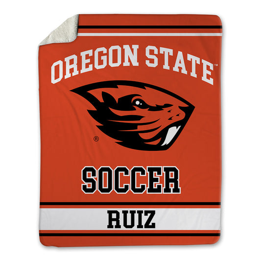 Oregon State - NCAA Men's Soccer : Joan Ruiz - Blanket-0