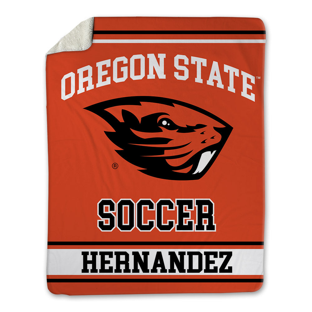 Oregon State - NCAA Men's Soccer : Oliver Hernandez - Blanket-0