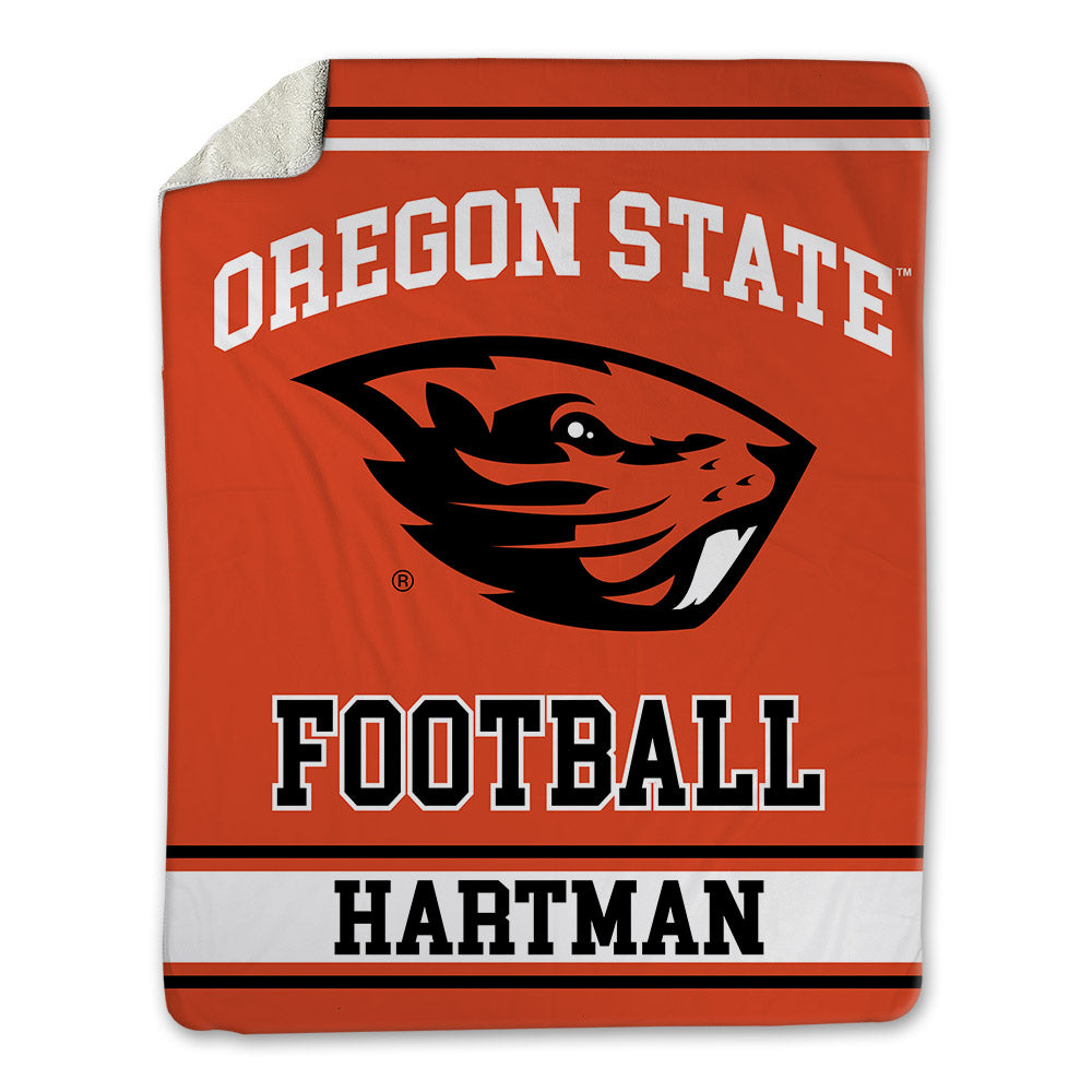 Oregon State - NCAA Football : Ben Hartman - Blanket-0