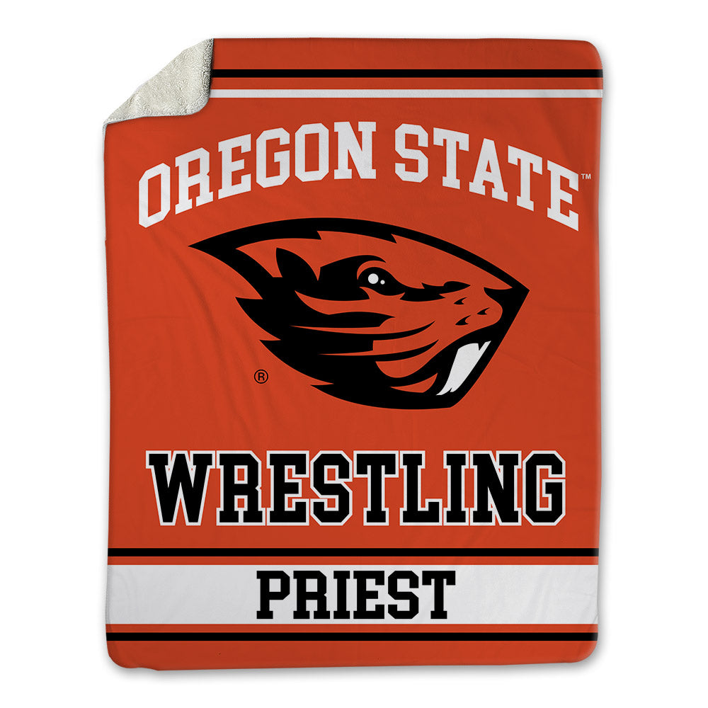 Oregon State - NCAA Wrestling : Beau Priest - Blanket-0