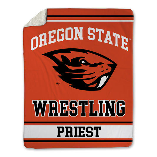Oregon State - NCAA Wrestling : Beau Priest - Blanket-0