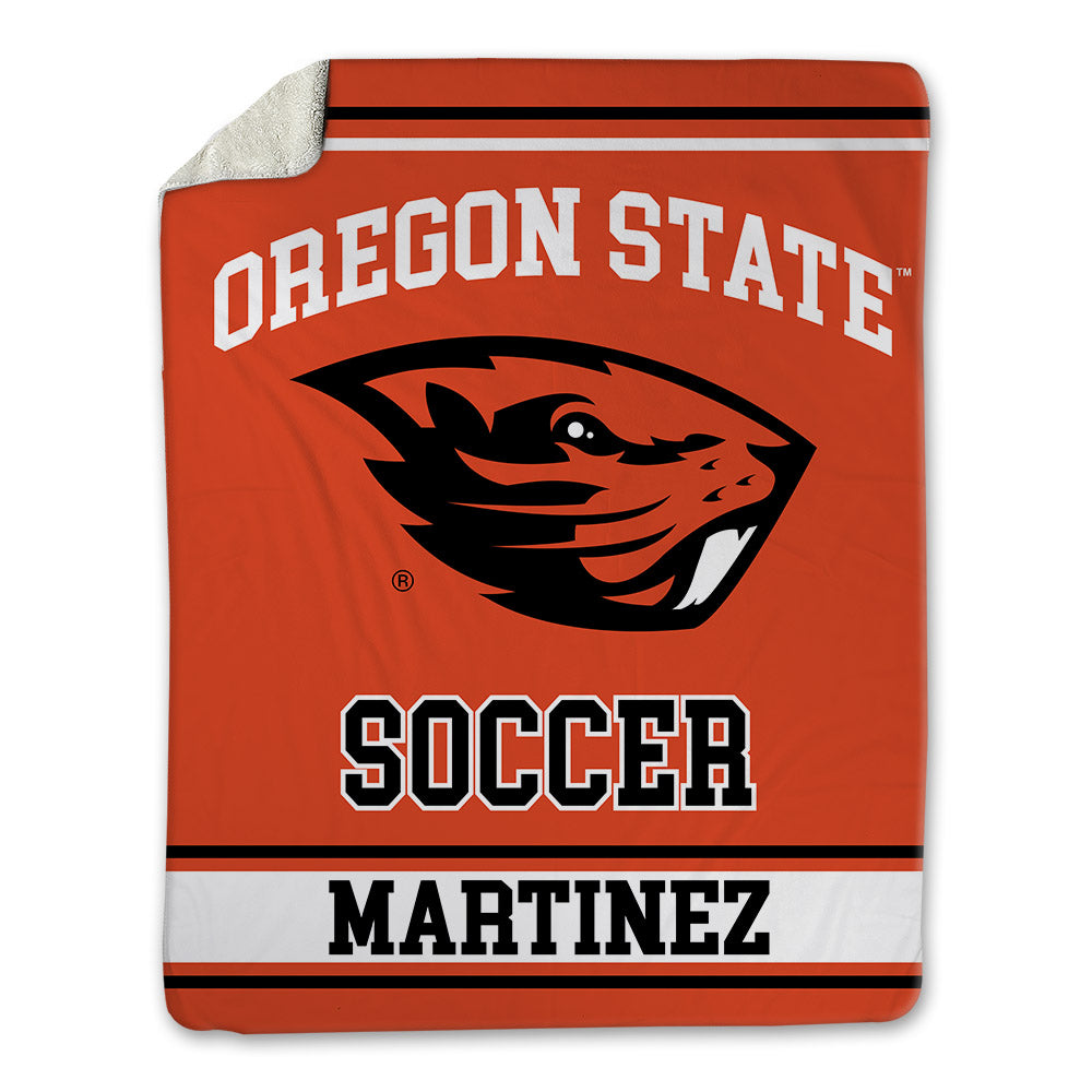 Oregon State - NCAA Women's Soccer : Samantha Martinez - Blanket-0