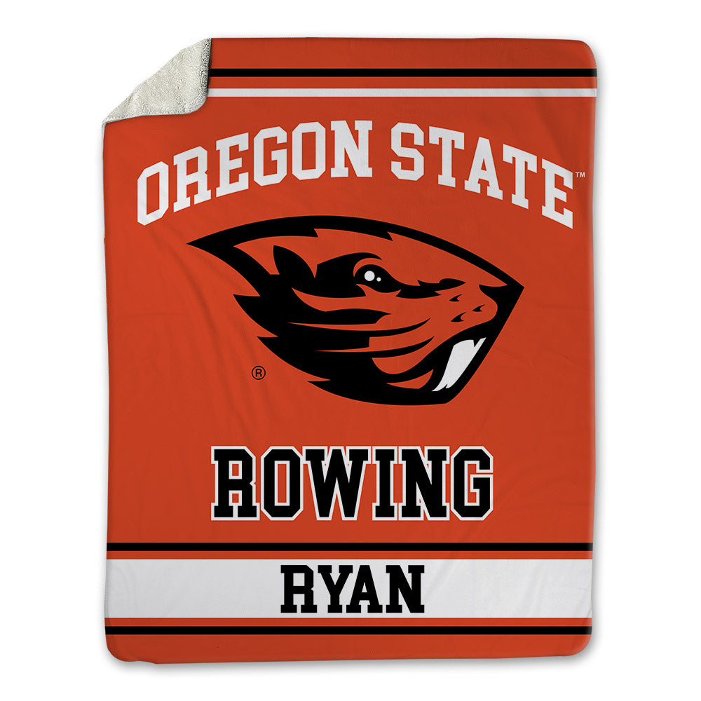 Oregon State - NCAA Women's Rowing : Fiona Ryan - Blanket-0
