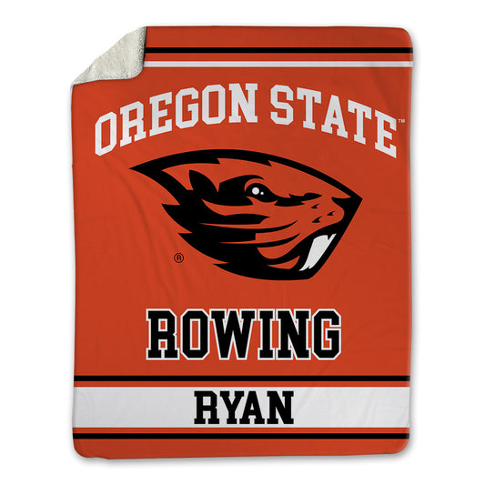 Oregon State - NCAA Women's Rowing : Fiona Ryan - Blanket-0
