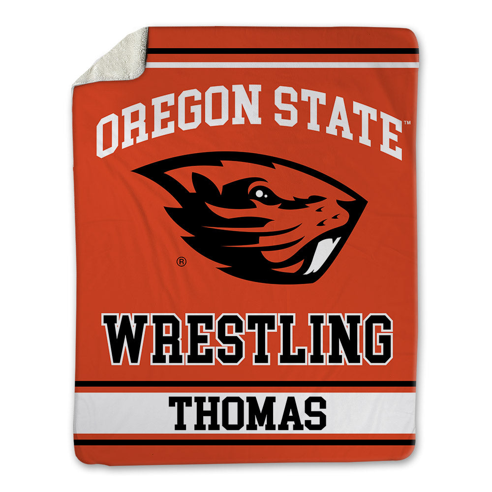 Oregon State - NCAA Wrestling : Cory Thomas - Blanket-0