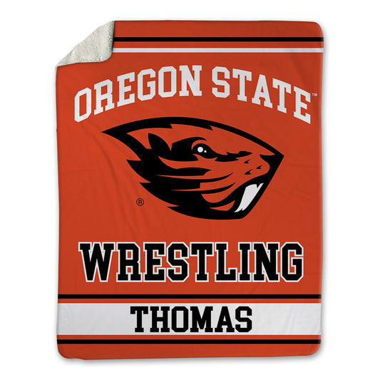 Oregon State - NCAA Wrestling : Cory Thomas - Blanket-0