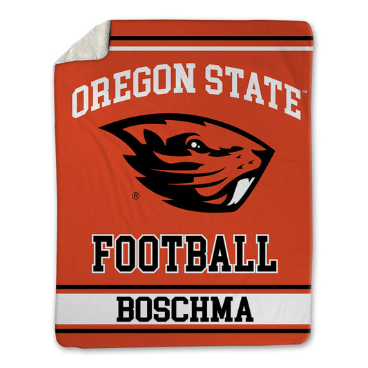 Oregon State - NCAA Football : Karson Boschma - Blanket-0