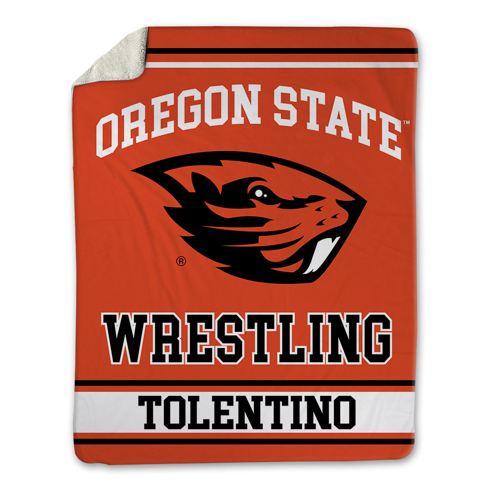 Oregon State - NCAA Wrestling : Noah Tolentino - Blanket-0