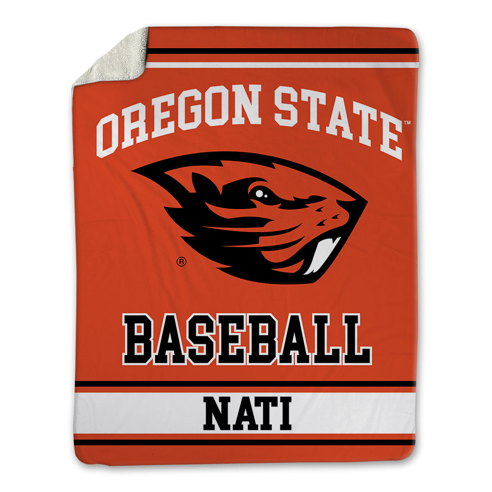 Oregon State - NCAA Baseball : Joshua Nati - Blanket-0