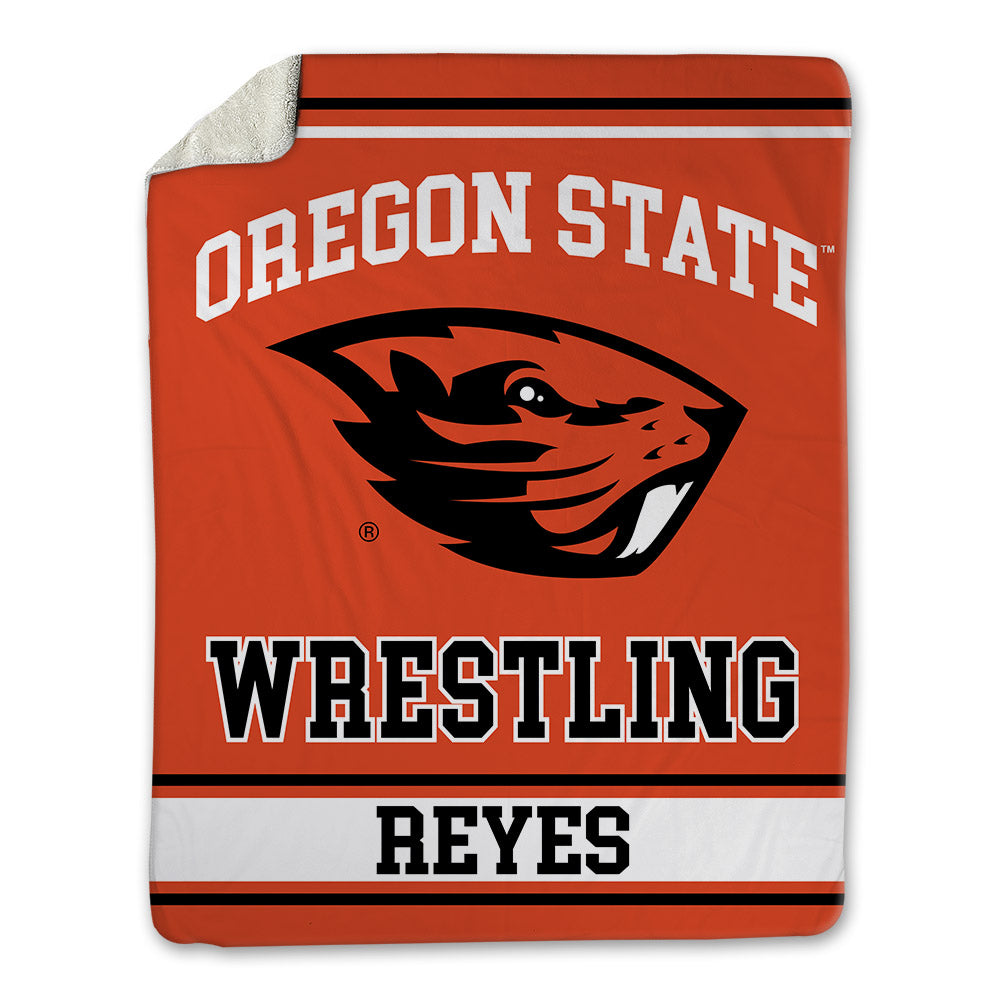 Oregon State - NCAA Wrestling : Adrien Reyes - Blanket-0