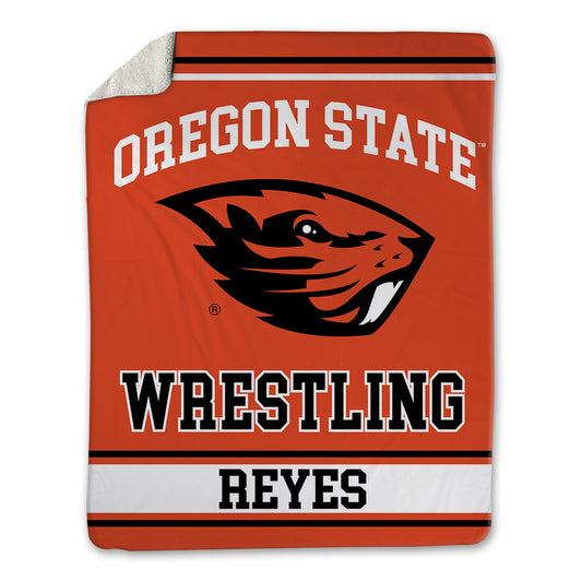 Oregon State - NCAA Wrestling : Adrien Reyes - Blanket-0