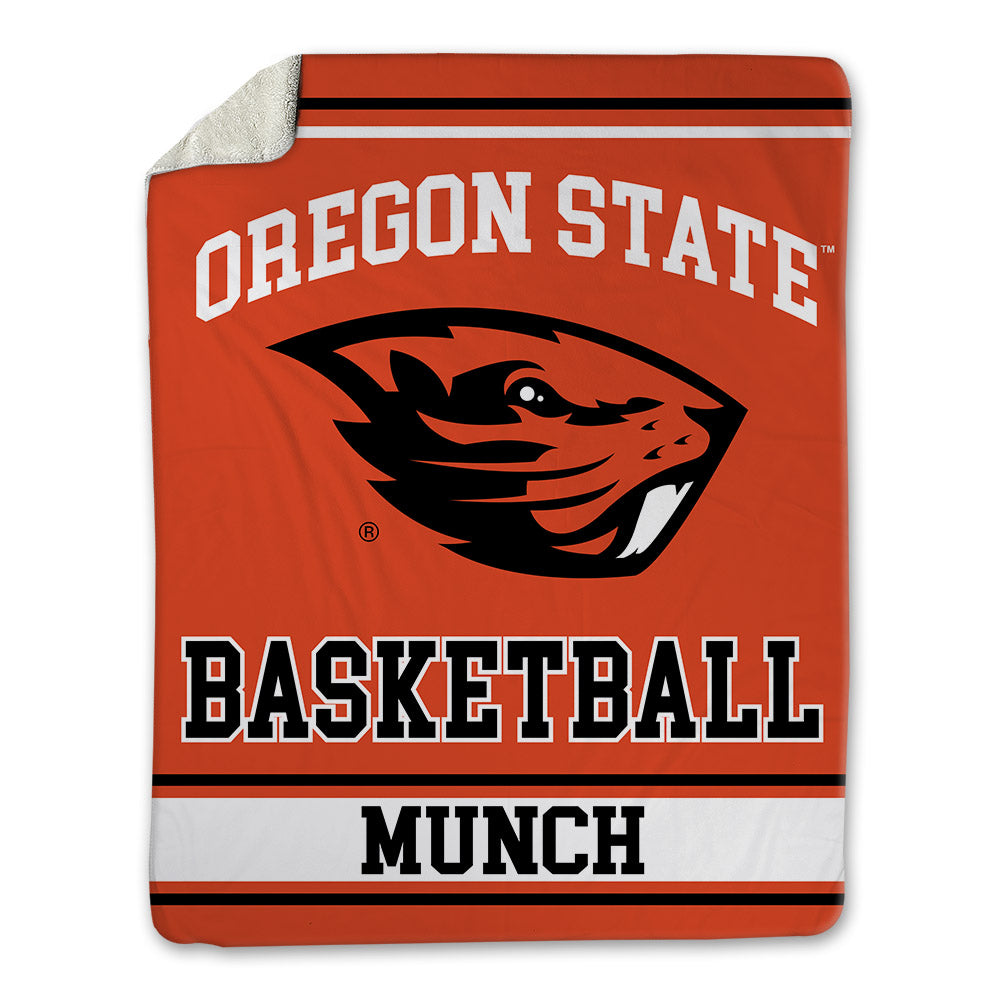 Oregon State - NCAA Men's Basketball : Johan Munch - Blanket-0