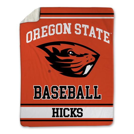 Oregon State - NCAA Baseball : Dylan Hicks - Blanket-0