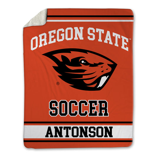 Oregon State - NCAA Women's Soccer : Lindsey Antonson - Blanket-0