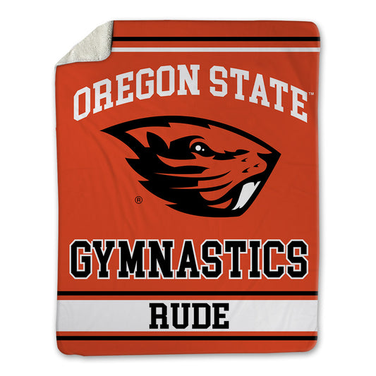 Oregon State - NCAA Women's Gymnastics : Katie Rude - Blanket-0