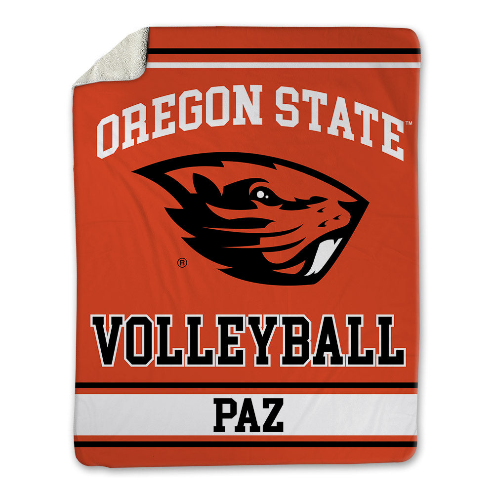 Oregon State - NCAA Women's Volleyball : Alondra Paz - Blanket-0