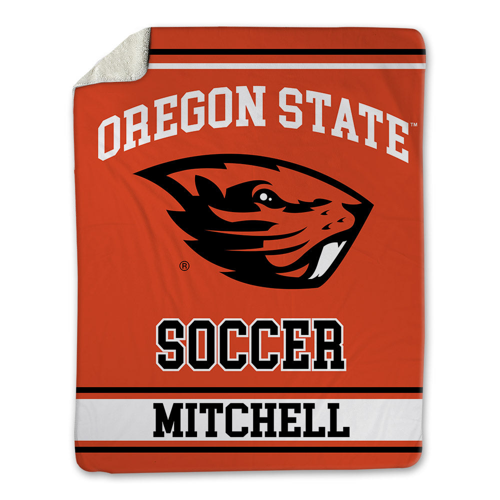 Oregon State - NCAA Women's Soccer : Keaton Mitchell - Blanket-0
