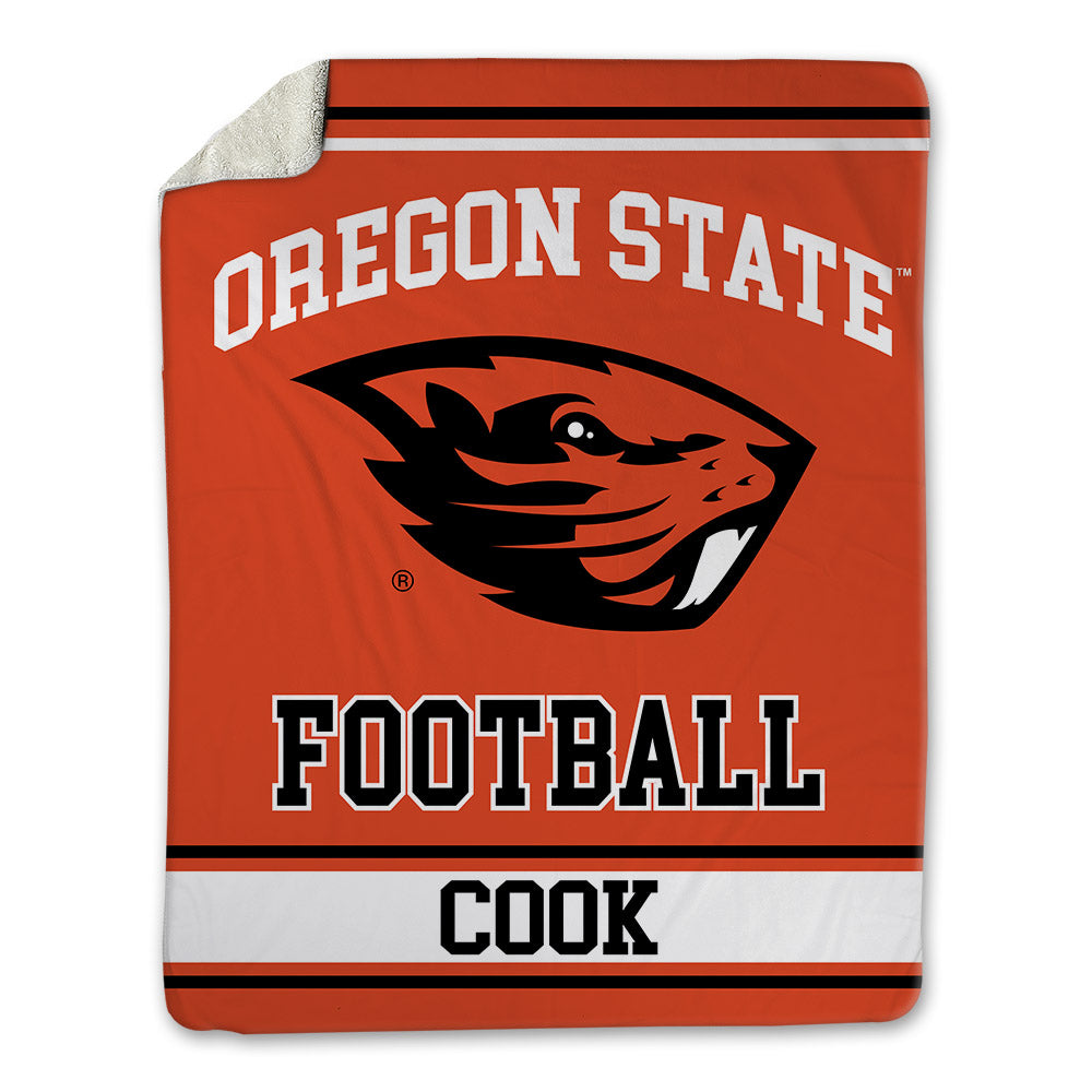 Oregon State - NCAA Football : Landon Cook - Blanket-0