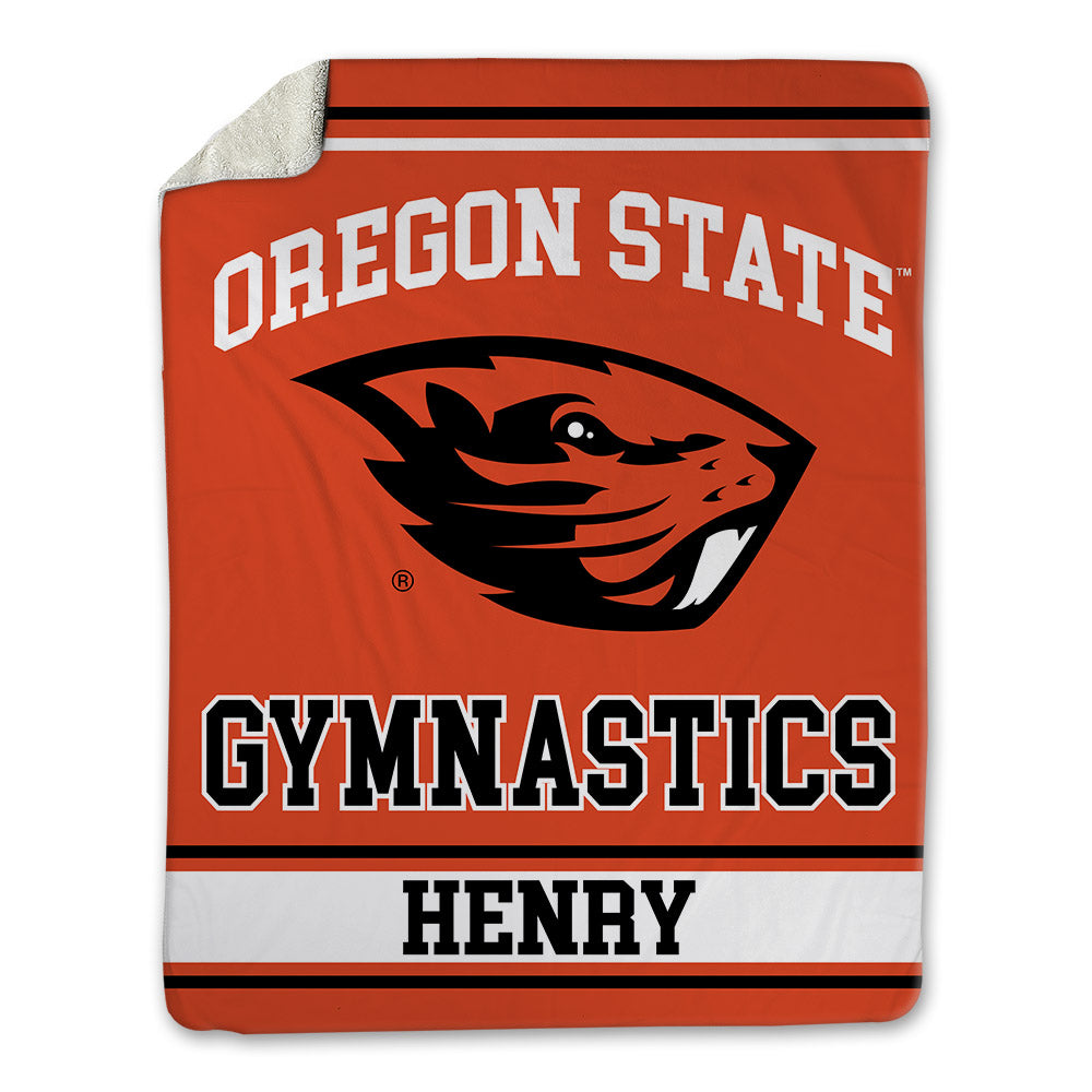 Oregon State - NCAA Women's Gymnastics : Sophia Henry - Blanket-0
