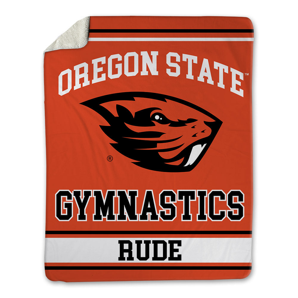 Oregon State - NCAA Women's Gymnastics : Katie Rude - Blanket-0