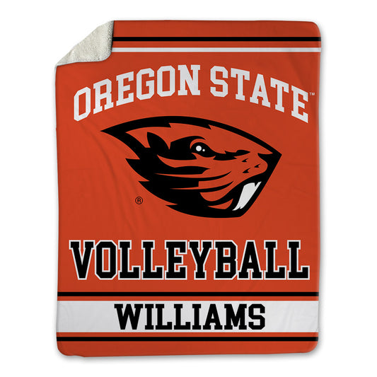 Oregon State - NCAA Women's Volleyball : Gregory Williams - Blanket-0