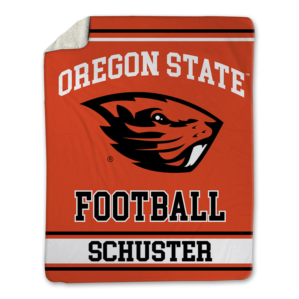 Oregon State - NCAA Football : Jacob Schuster - Blanket-0