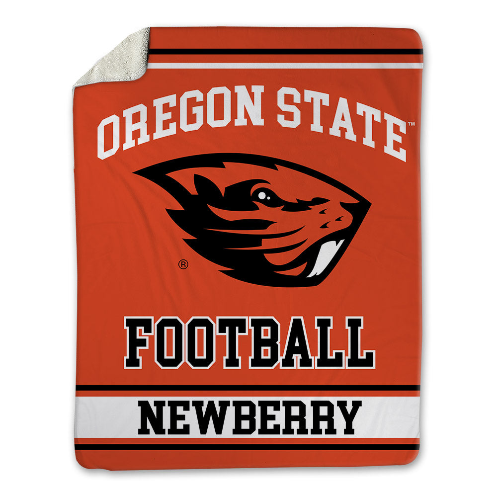 Oregon State - NCAA Football : AJ Newberry - Blanket-0