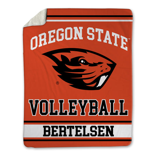 Oregon State - NCAA Women's Volleyball : Isabel Bertelsen - Blanket-0