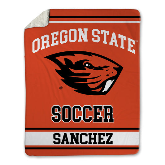 Oregon State - NCAA Women's Soccer : mya sanchez - Blanket-0