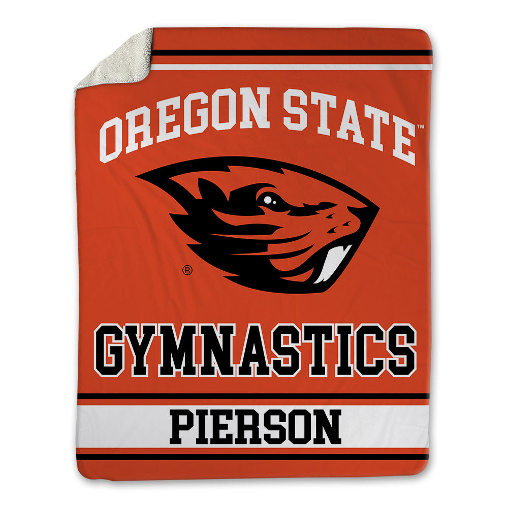 Oregon State - NCAA Women's Gymnastics : Gabby Pierson - Blanket-0