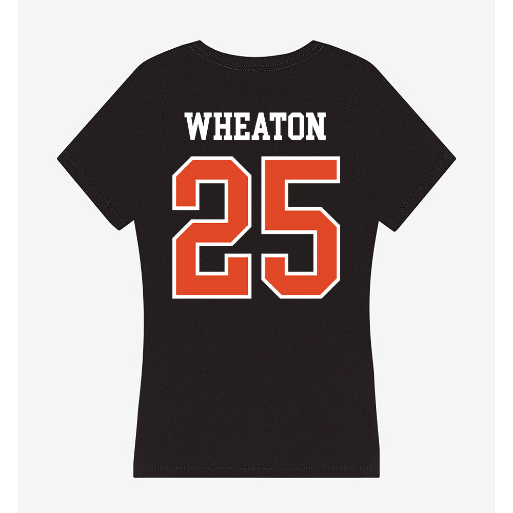 Oregon State - NCAA Football : Kai Wheaton - Women's V-Neck T-Shirt-1