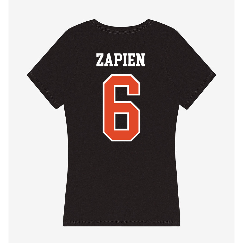 Oregon State - NCAA Men's Soccer : Javier Zapien - Women's V-Neck T-Shirt-1
