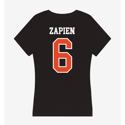 Oregon State - NCAA Men's Soccer : Javier Zapien - Women's V-Neck T-Shirt-1
