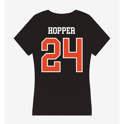Oregon State - NCAA Football : Tyjai Hopper - Women's V-Neck T-Shirt-1