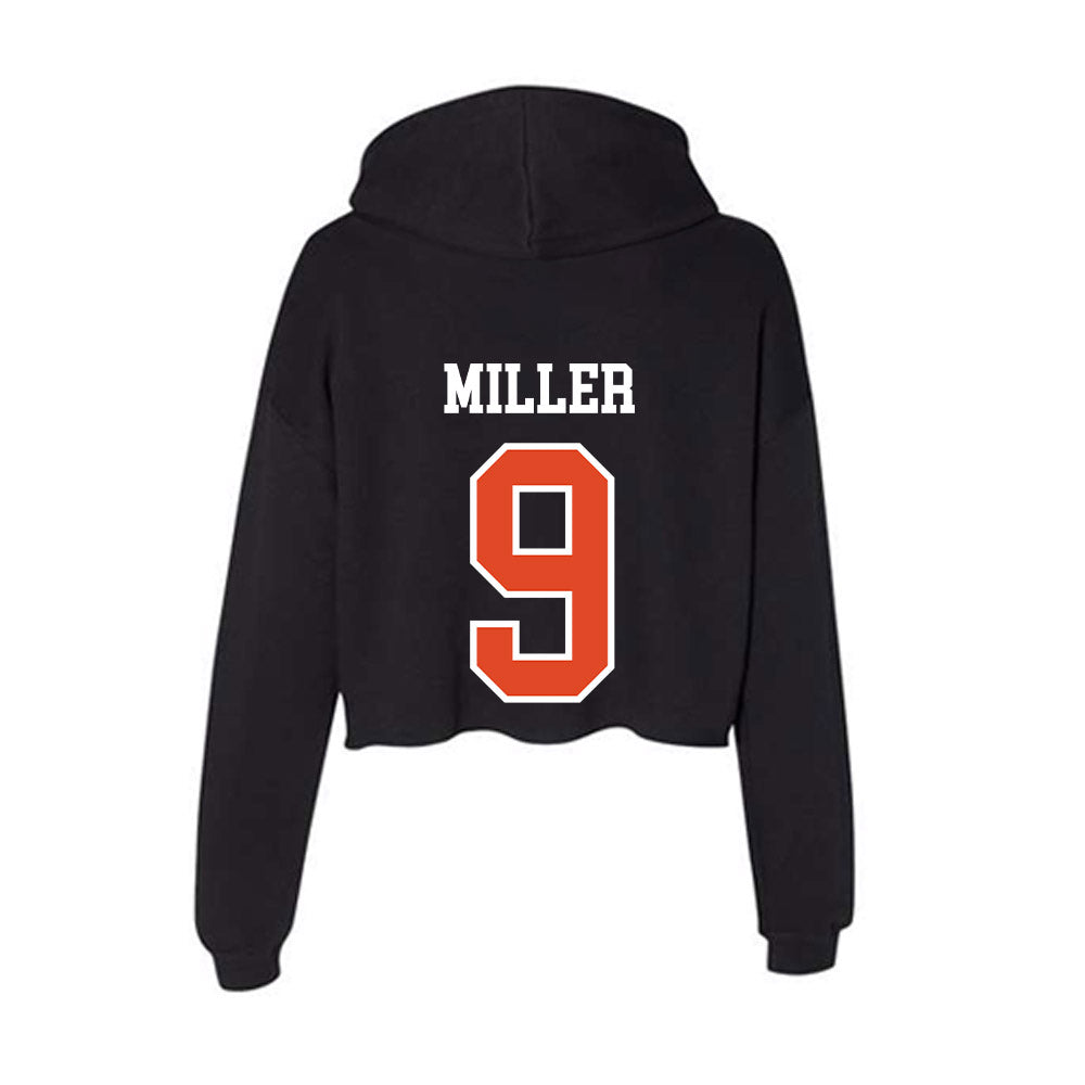 Oregon State - NCAA Baseball : Jace Miller - Women's Crop Fleece Hoodie-1