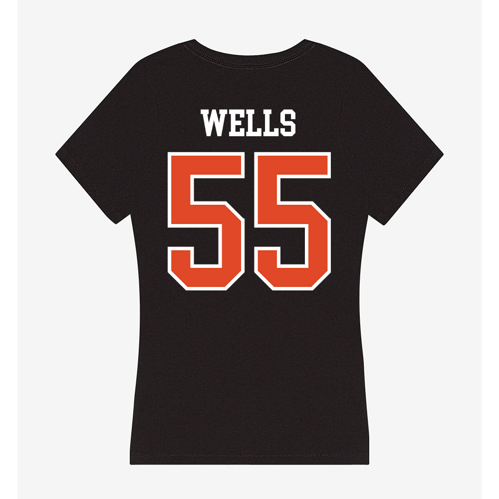 Oregon State - NCAA Football : Van Wells - Women's V-Neck T-Shirt-1