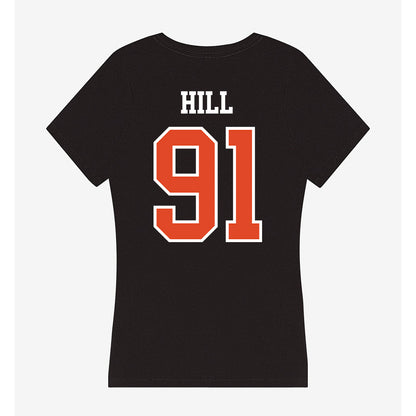 Oregon State - NCAA Football : Jaylen Hill - Women's V-Neck T-Shirt-1
