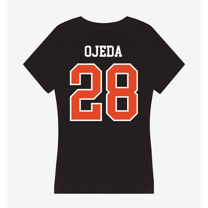 Oregon State - NCAA Football : Caleb Ojeda - Women's V-Neck T-Shirt-1
