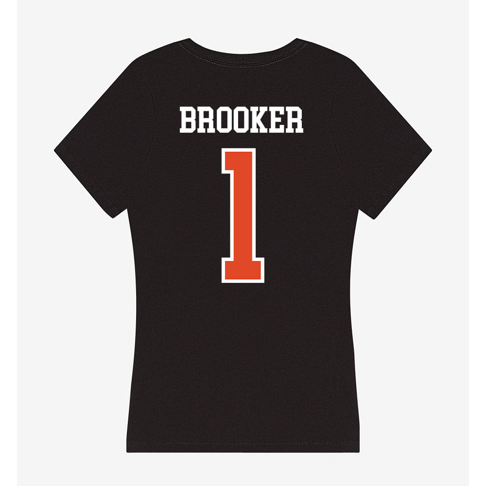 Oregon State - NCAA Women's Soccer : Libby Brooker - Women's V-Neck T-Shirt-1