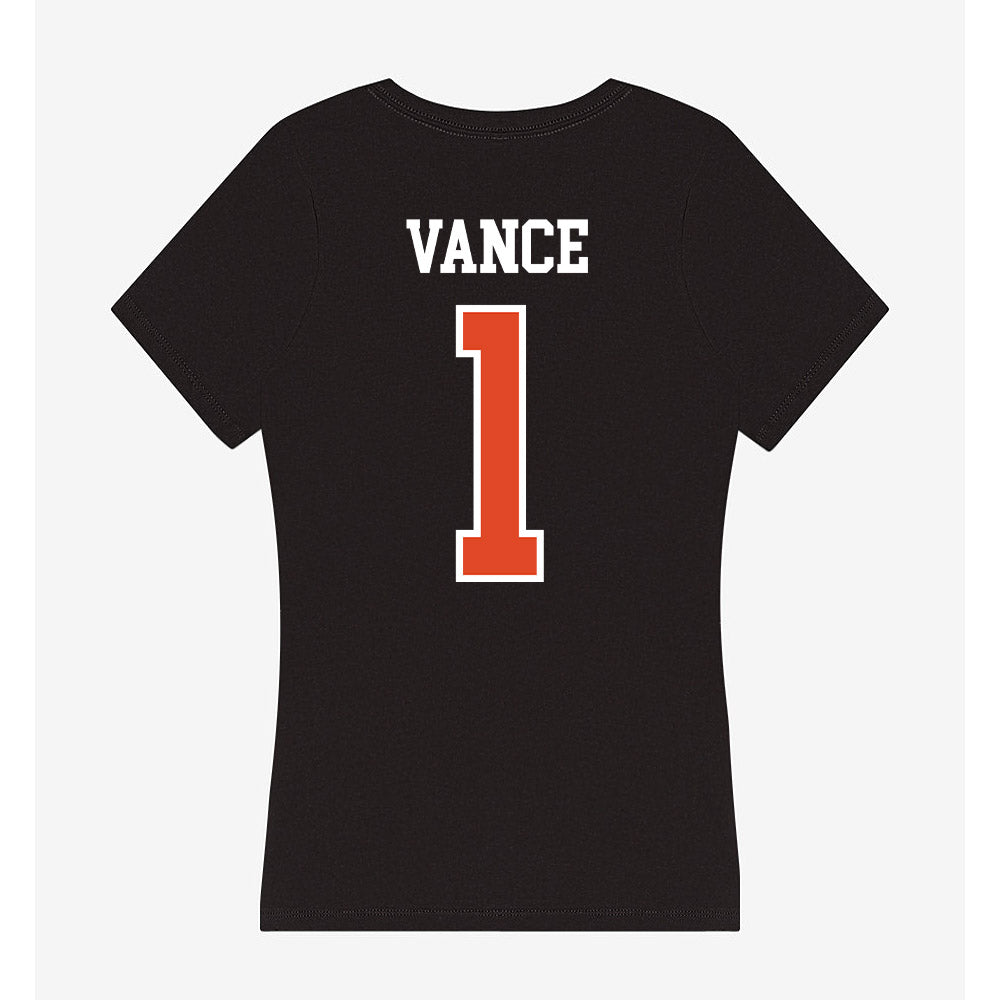 Oregon State - NCAA Baseball : Cooper Vance - Women's V-Neck T-Shirt-1