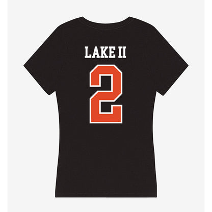 Oregon State - NCAA Men's Basketball : Josiah Lake II - Women's V-Neck T-Shirt-1