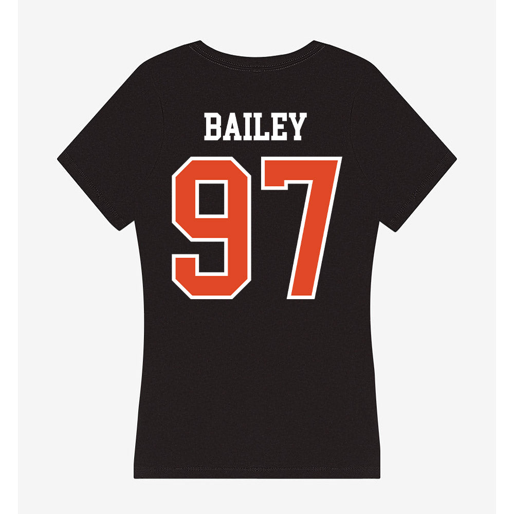 Oregon State - NCAA Football : Tyler Bailey - Women's V-Neck T-Shirt-1