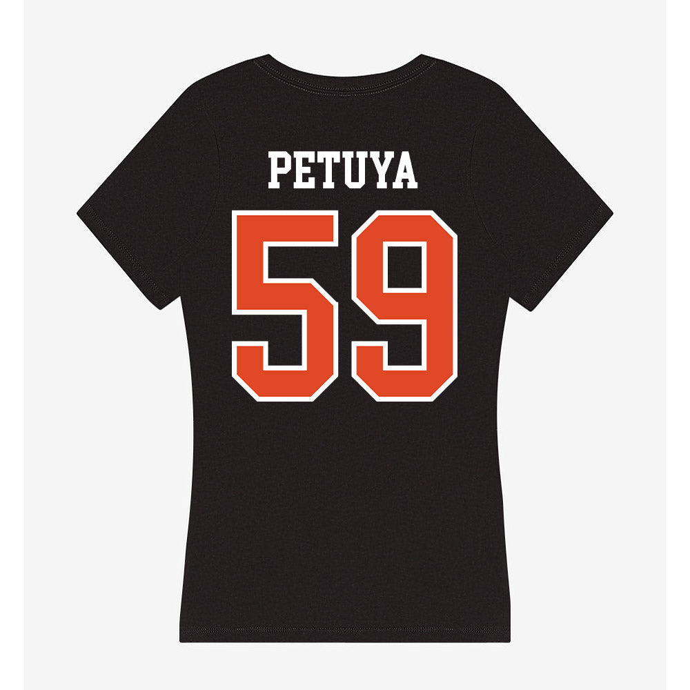 Oregon State - NCAA Football : Frankie Petuya - Women's V-Neck T-Shirt-1