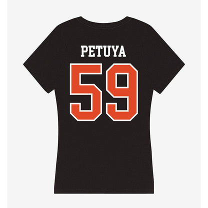 Oregon State - NCAA Football : Frankie Petuya - Women's V-Neck T-Shirt-1