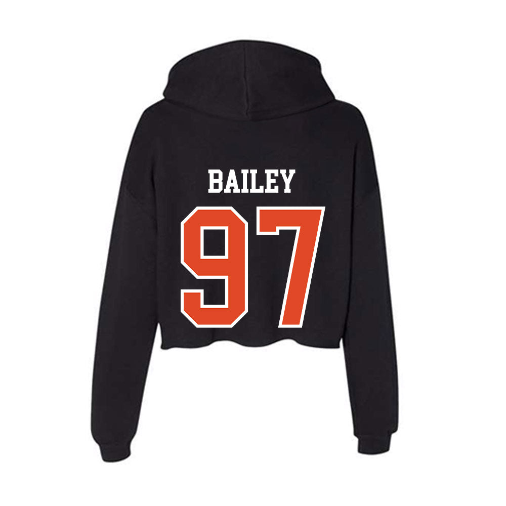 Oregon State - NCAA Football : Tyler Bailey - Women's Crop Fleece Hoodie-1
